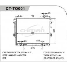 CT/TO-001豐田散熱器