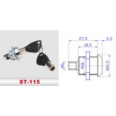 ST-115 險(xiǎn)箱鎖、防盜鎖、通道鎖