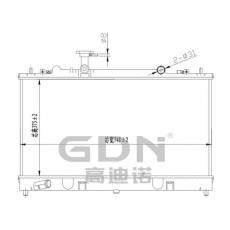 GDN.6.MA.004M-23 馬自達 鋁質(zhì)散熱器